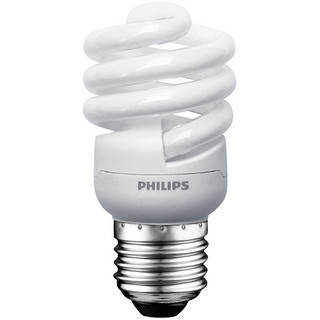 PHILIPS 飞利浦 螺旋型标准节能灯灯泡E14螺口8 12 15 20 23W黄白光TORNADO