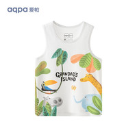 aqpa 夏季新品:aqpa夏款宝宝背心无袖薄款上衣纯棉儿童坎肩新生婴儿背心 多色可选