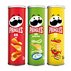 品客（PRINGLES）【组合多罐装】薯片膨化食品礼盒办公室休闲零食多口味组合装 【3罐】原味+洋葱+番茄 110g 1箱