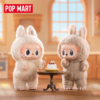 泡泡玛特 POPMART泡泡玛特LABUBU THE MONSTERS心动马卡龙搪胶送赠品咬线器