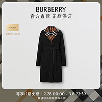 博柏利（BURBERRY）【】女装双面两穿格纹羊毛大衣80563311