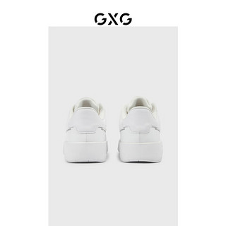 GXG男鞋板鞋百搭小白鞋滑板鞋运动板鞋男款休闲鞋男潮 白色 43