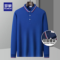 ROMON 罗蒙 长袖T恤 宝蓝色 190/3XL