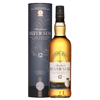 国际均价331元：Muirhead\'s 慕禾 Silver Seal 12 高地单一麦芽威士忌 700ml 单支