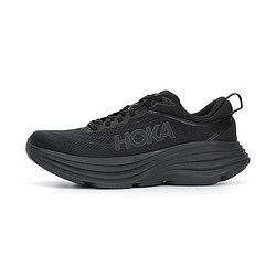 HOKA ONE ONE 男女款 Bondi 8邦代8 缓震慢跑鞋 男款BBLC-黑/7.5