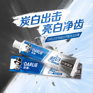 DARLIE 好来 原黑人）牙膏超白茶倍健套装共740g