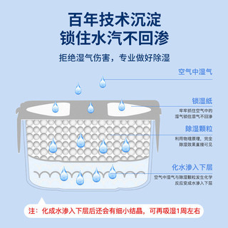 日本白元除湿盒干燥剂室内卧室衣柜防潮防霉吸湿除湿袋450ml