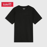 Baleno 班尼路 t恤男新款简约百搭纯色OE纱T恤