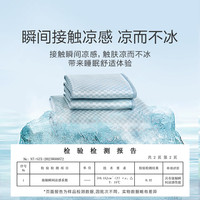 罗莱生活 LUOLAI 家纺1.8m凉席软席子凉感600D可折叠A类抗菌高端冰丝席床笠席