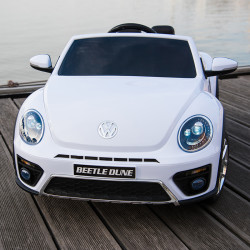 酷太阳大众甲壳虫儿童电动车四轮宝宝超大号玩具车可坐人带遥控小孩