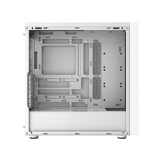 酷冷至尊（CoolerMaster）Box600 白 ATX电脑中塔背插机箱 支持背插主板/冲孔前面板/钢玻侧板/双360水冷位