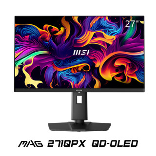 MSI 微星 MAG 271QPX QD OLED 2K  360Hz QD OLED电竞显示器屏