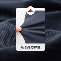 佐丹奴Polo男装独角兽刺绣针织弹力珠地布短袖POLO 13013212