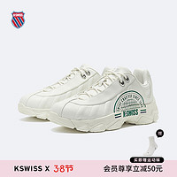 盖世威（K·SWISS）男女休闲鞋 24春季复古透气舒适运动鞋  9276-US 215豆腐白/梦幻银 43