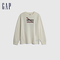 Gap 盖璞 长袖T恤儿童装洋气运动上衣735940