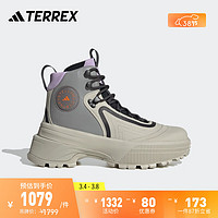 adidas阿迪达斯Stella Mc x TERREX HIKING BOOT女子运动鞋IE1534 浅灰色/深灰色/紫色 40