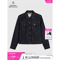 布克兄弟（BrooksBrothers）女士早春复古微弹休闲牛仔外套 4002-深蓝色 XL