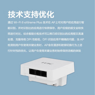 华三（H3C）WA6522H-LI-FIT千兆双频WIFI6面板无线AP企业级无线AP接入点 2.975Gdps POE供电