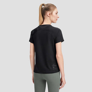 DESCENTE迪桑特WOMEN’S TRAINING系列女士短袖针织衫夏季 BK-BLACK L (170/88A)