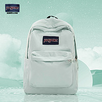 JANSPORT 杰斯伯 旗舰店23年新款青漾初雪烟灰白女高学生书包双肩背包4QUE