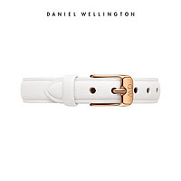 Daniel Wellington DanielWellington）DW原装表带10mm白色皮带女款DW00200285（适用于20*26mm小方表）