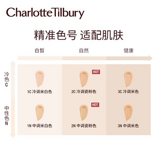 CHARLOTTE TILBURY【邓为同款】柔焦美颜粉底液1C（冷调米白色30ml ）红毯粉底液 【白皙】冷调米白色30ml