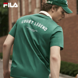 fila斐乐男子运动短袖t恤夏简约复古休闲基础短t针织上衣男