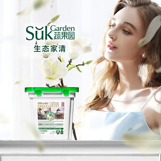 蔬果园（SukGarden）专业除菌洗衣凝珠18颗99.9%除菌除螨72H抑菌浓缩洗衣液留香洗衣球