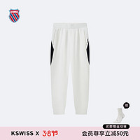 盖世威（K·SWISS）【新年款】24年春季运动长裤男百搭休闲修身运动裤109833 115芡实白 3XL