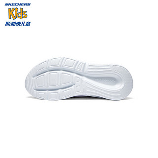 Skechers斯凯奇儿童鞋2024春懒人一脚蹬休闲鞋女童透气运动鞋319056L 薰衣草色/LAV 28.5