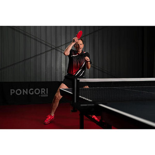 迪卡侬（DECATHLON）男式乒乓球运动-Polo衫羽毛球服烈焰红L-4832896