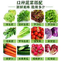 绿食者 新鲜蔬菜沙拉食材150g*3包 混合蔬菜西餐色拉生菜健身轻食沙拉菜