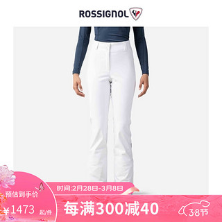 ROSSIGNOL卢西诺女款户外滑雪裤修身防水透气金鸡雪裤女 白色 XS