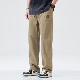 摩男志 美式复古工装裤（90%棉+10%黏纤）