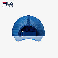 FILA斐乐儿童防帽子2024夏季小童男女童棒球帽 蓝绸色-RB S