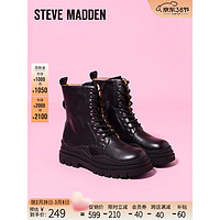 STEVE MADDEN 思美登秋冬侧拉链厚底休闲马丁靴女 KOELSCH 黑色 37