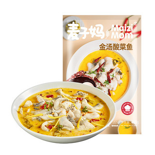 88VIP：麦子妈 快手菜金汤酸菜鱼450g半成品冷冻黑鱼片食材家宴预制菜年货