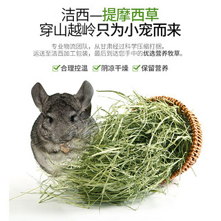 JESSIE 洁西 提摩西草500g 精选北提兔兔牧草干草成兔粮豚鼠龙猫提草饲料 提摩西草 500g