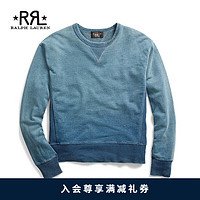 RRL男装 经典款靛蓝毛圈布运动衫RL90169 410-海军蓝 L