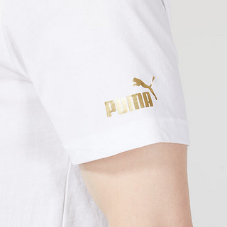 彪马（PUMA）t恤男装女装 夏季时尚潮流休闲服运动训练舒适短袖 624892-02 S