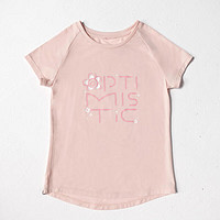 迪卡侬（DECATHLON）女童T恤夏季速干透气运动短袖KIDC 桃粉色 5145251 160-166cm14-15岁