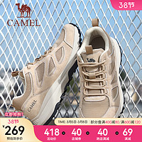 CAMEL 骆驼 2024春季城市户外越野跑步鞋轻量软弹舒适透气休闲鞋 G14S829601 沙色 41