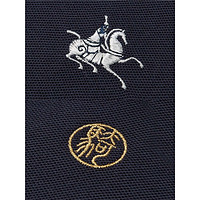 佐丹奴Giordano骑士国风刺绣针织珠地布短袖POLO18014607 32绿色 S