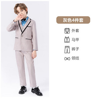 真维斯2024年春季儿童西装礼服GD 浅灰色2020 160cm