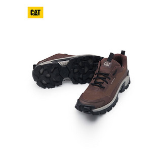 CAT卡特24春季男女同款户外防水舒适休闲鞋老爹鞋 棕褐 45