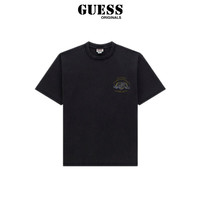 GUESS Originals 24年男士纯棉印花徽章圆领T恤-M4GI04K9XF1 JTMU-黑色 XXL
