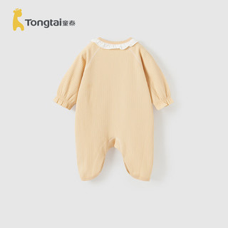 童泰（TONGTAI）婴儿蝴蝶衣春秋季0-6月女宝宝衣服新生儿连体哈衣初生儿爬服