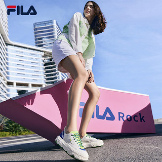 FILA 斐乐 女鞋ROCK摩登帆布鞋2024夏时尚休闲鞋运动鞋 37.5