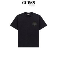 GUESS Originals 24年男士纯棉印花徽章圆领T恤-M4GI04K9XF1 JTMU-黑色 XL