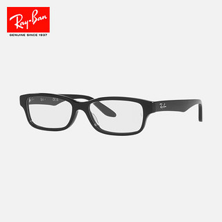 Ray-Ban 雷朋 RayBan）光学镜架长方形板材男女款近视眼镜框0RX5415D 2000黑色镜框